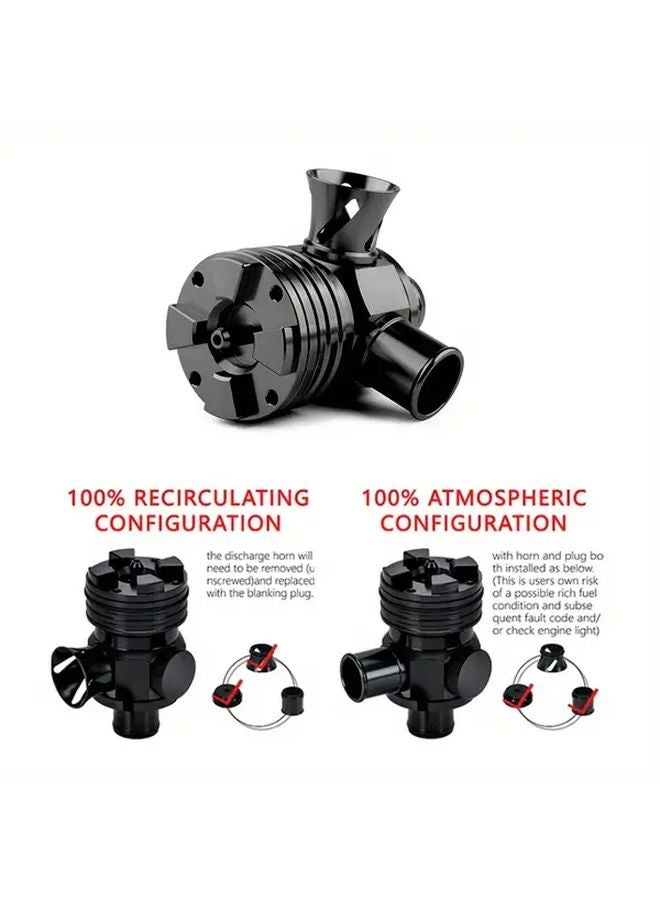 Black Turbo BOV Boost Diverter Valve For VW Audi 1 8T Golf Jetta Beetle Passat A4 TT - Image 3